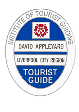 Liverpool Blue Badge Guide badge for David Appleyard