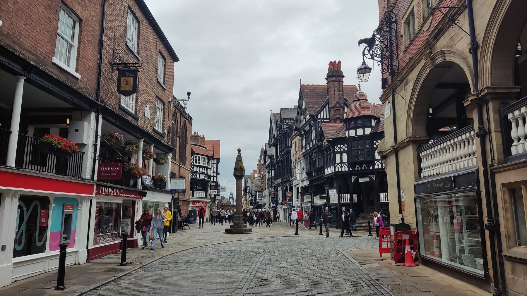 Historic streets and Rows in Chester
