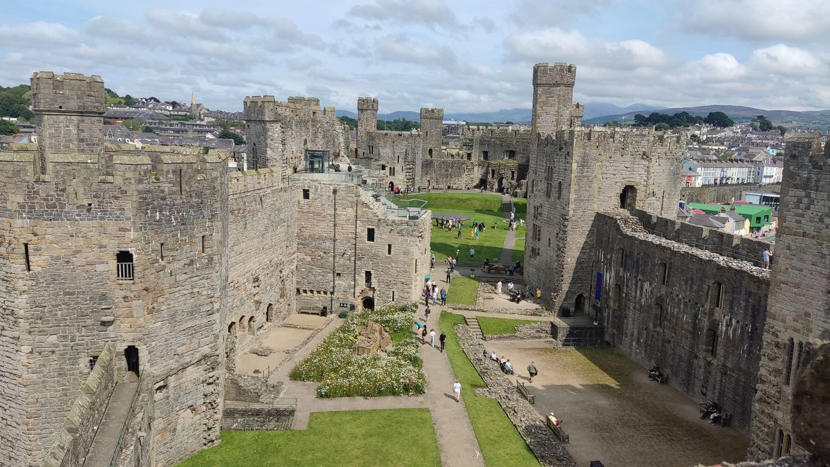 Caernarfon Castle in North Wales