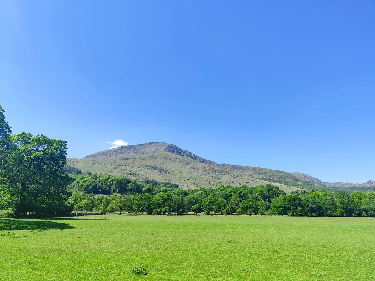 Mountain landscape in North Wales